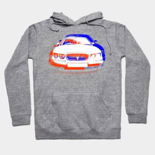 Rover 75 British classic car monoblock red white blue Hoodie